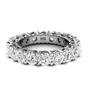 2.50-6.00 CT Round Cut Lab Grown Diamonds - Eternity Ring