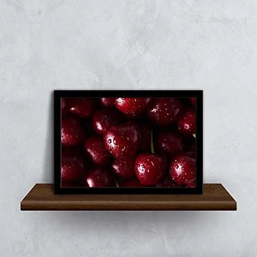 ArtzFolio Photo of Fruits D1 | Paper Wall Poster Black Frame with Acrylic Glass | 13 x 9 inch (33 x 23 cms)