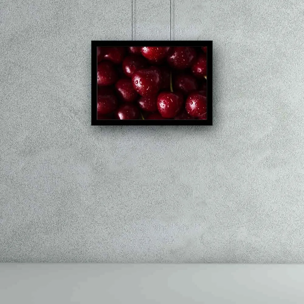 ArtzFolio Photo of Fruits D1 | Paper Wall Poster Black Frame with Acrylic Glass | 13 x 9 inch (33 x 23 cms)