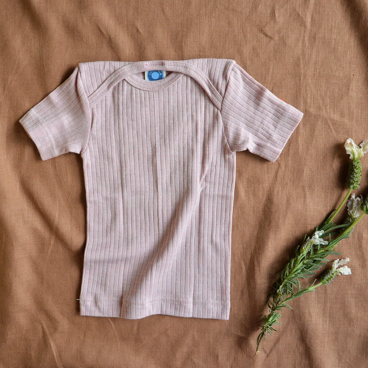 Baby T-Shirt - Organic Cotton/Merino/Silk (0-3y)