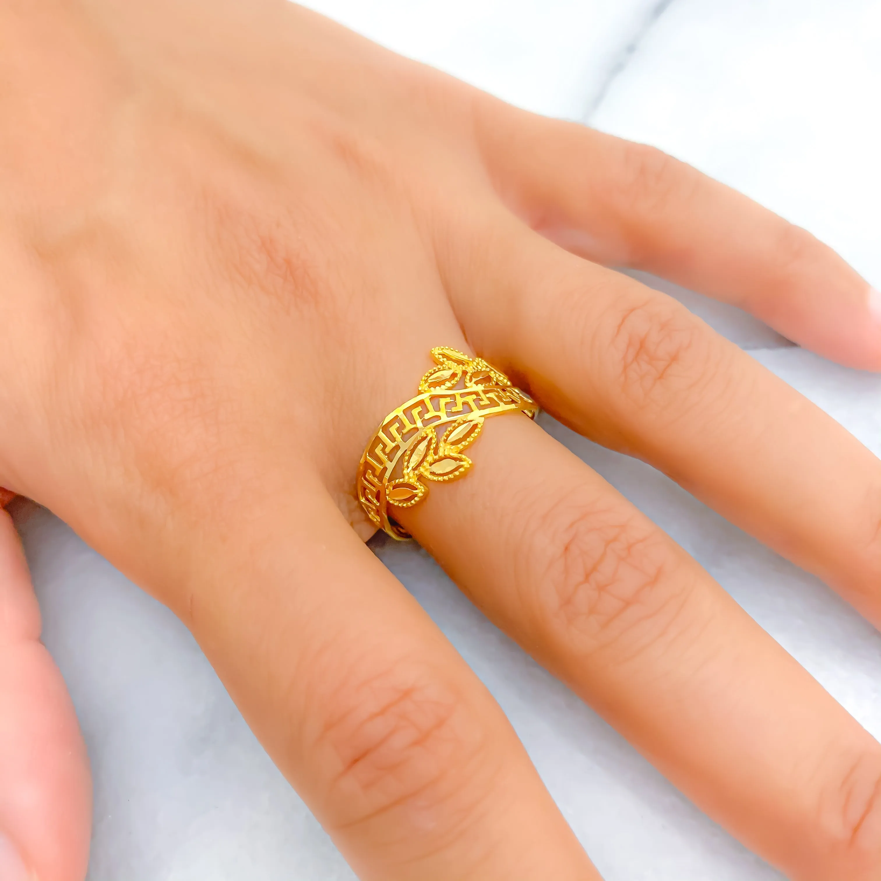 Beautiful Everyday 22k Gold Ring