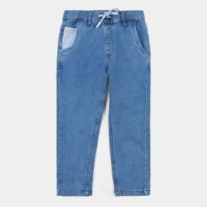 Boys Denim Stretch Pant Amazing-Mid Blue