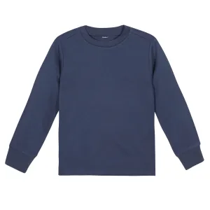 Boys Navy Classic Long Sleeve Tee Shirt