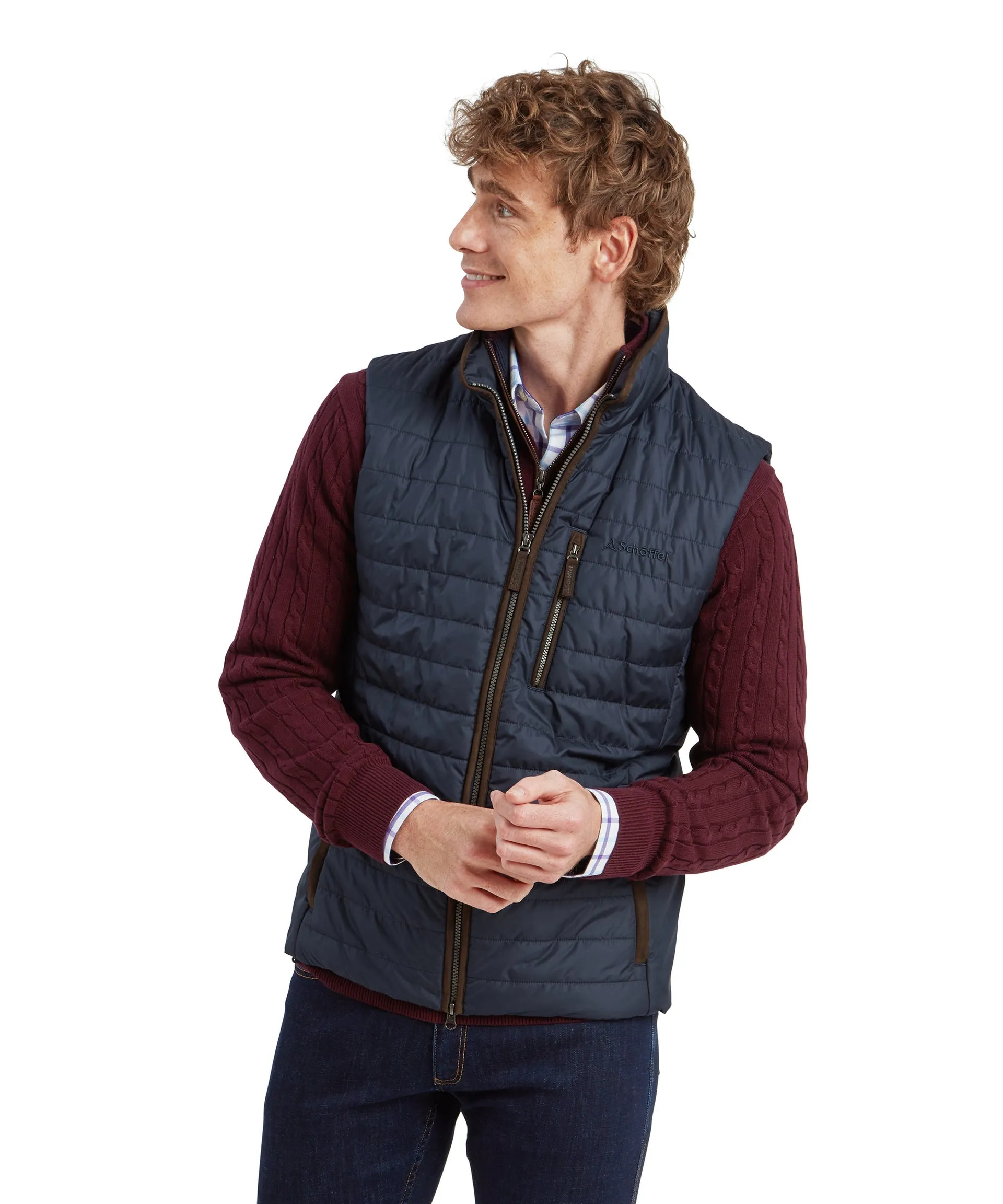 Brora Gilet Navy