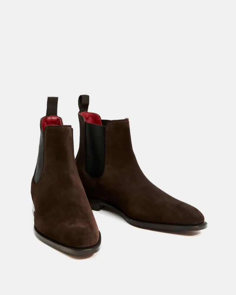 Brown Suede Chelsea Boot