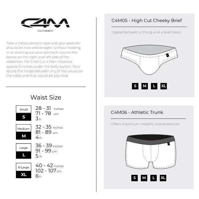 C4M Jockstrap Provocative - Matte Black