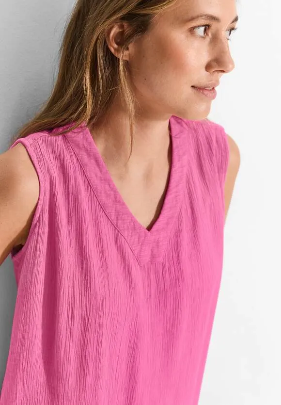 Cecil V neck sleeveless top Black Or Pink 34477