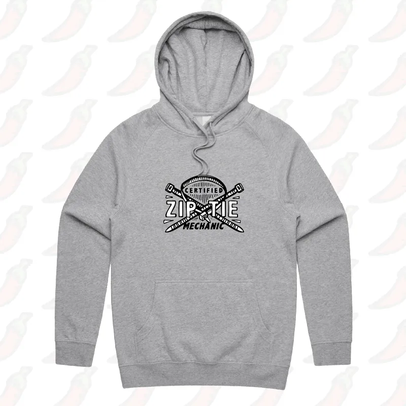 Certified Ziptie Mechanic 🔧 – Unisex Hoodie