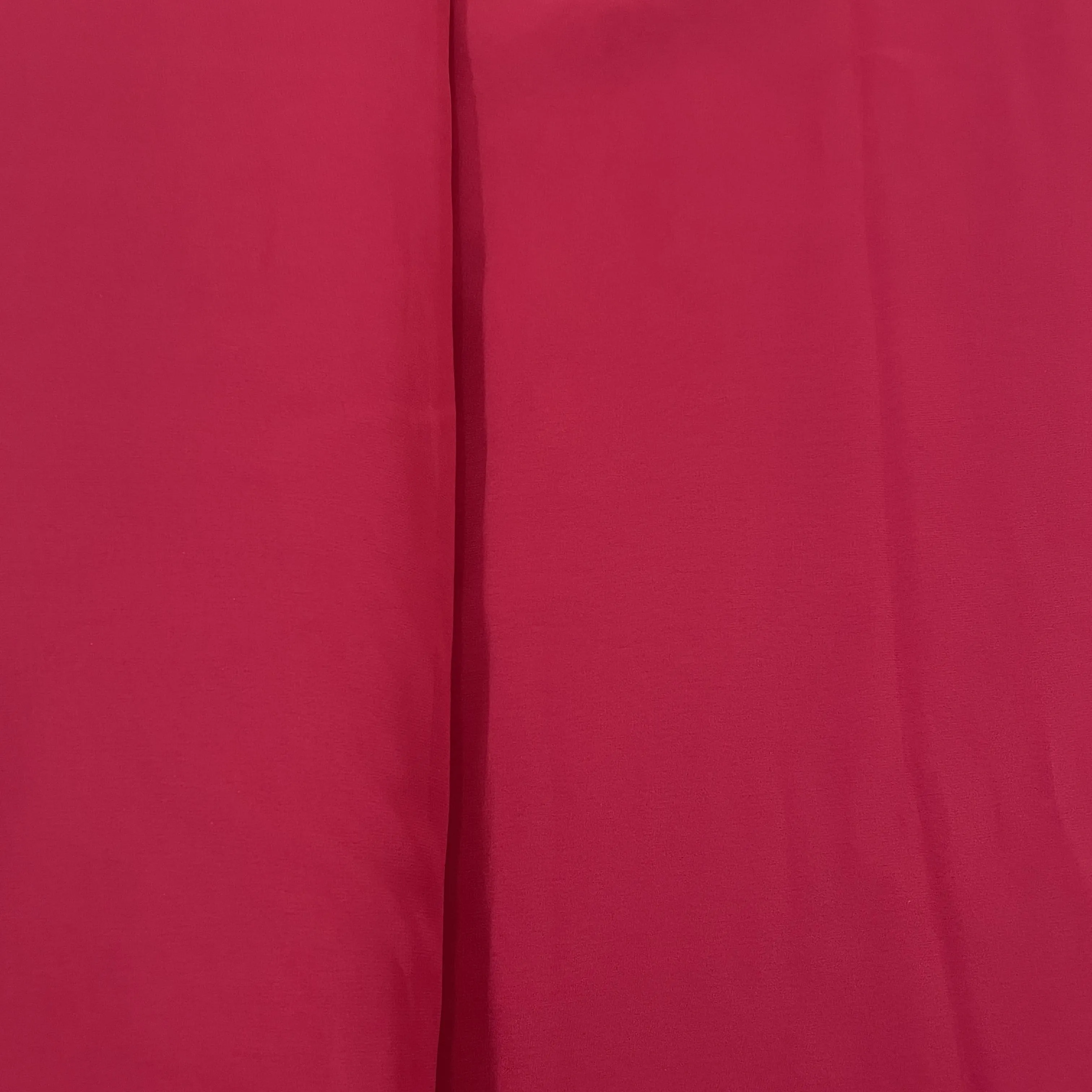 Classic Red Solid Georgette Fabric