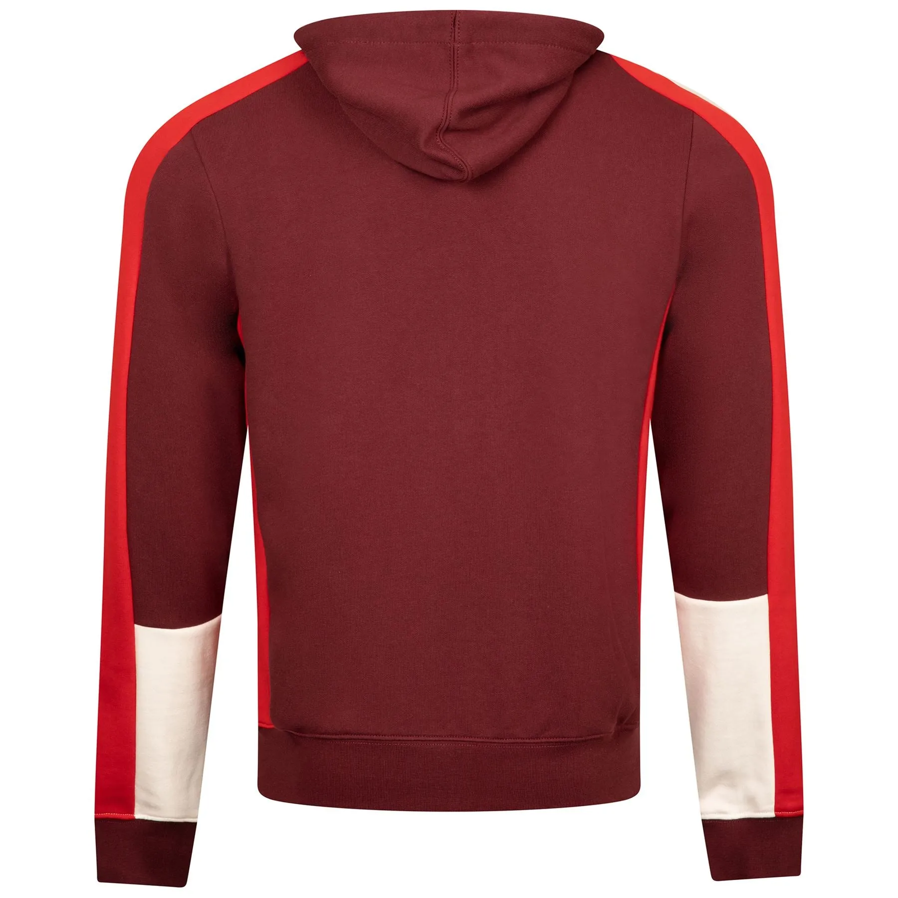 Colorblock Hoodie Bordeaux/Red/White - SS24