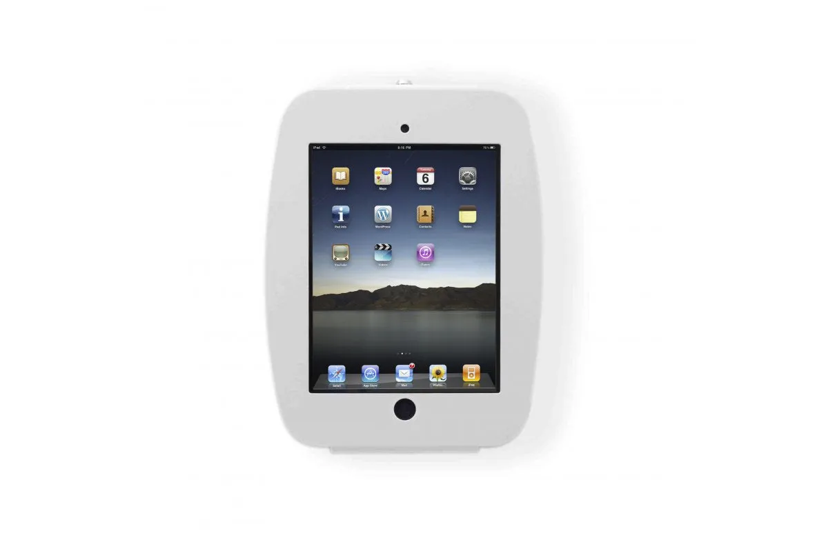 Compulocks Ipad 10.2" Space Enclosure Wall Mount - Enclosure - For Tablet - Lockable - High-Grade Aluminium - White - Sc