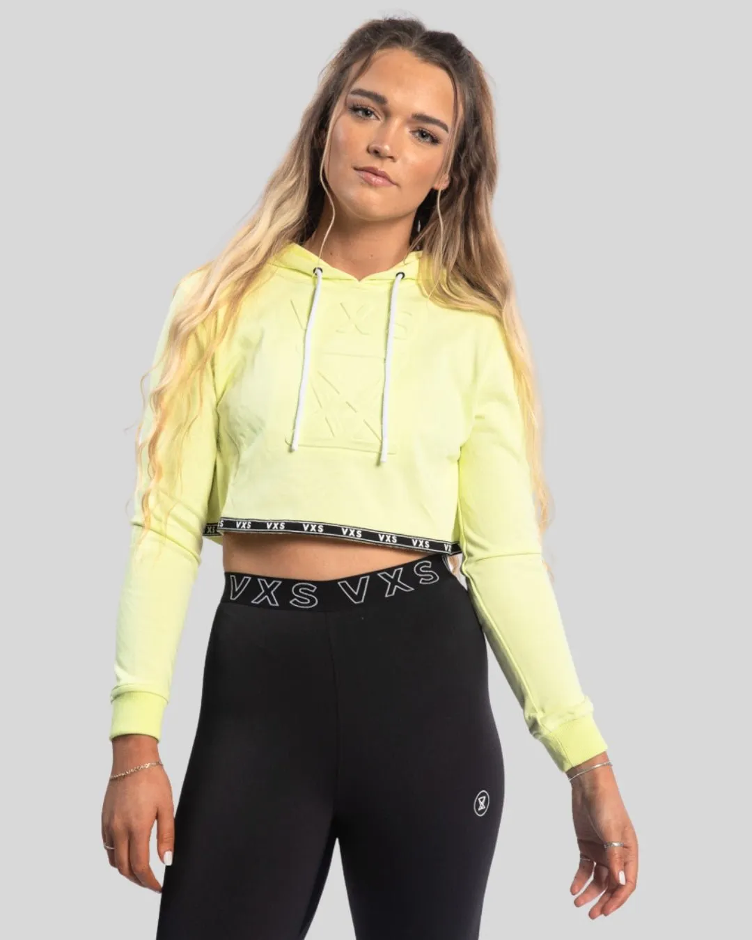 CROP Hoodie [Yellow]