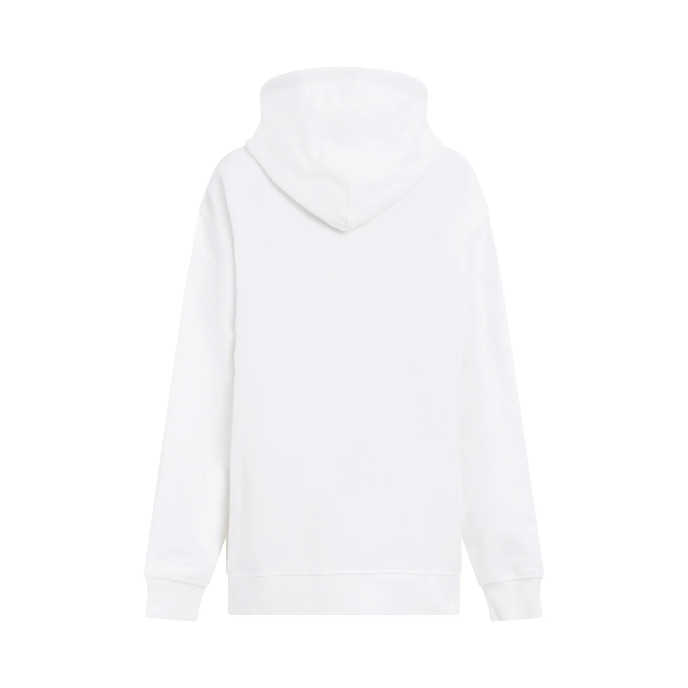 Dragron Print Hoodie in Stone White