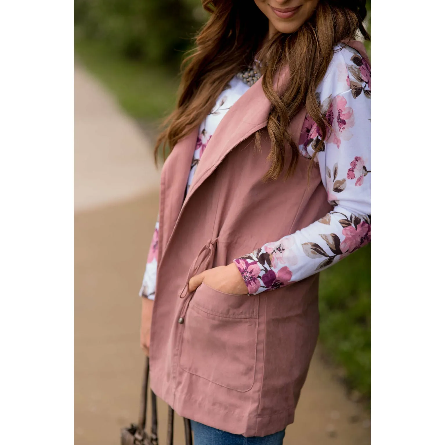 Dusty Rose Vest