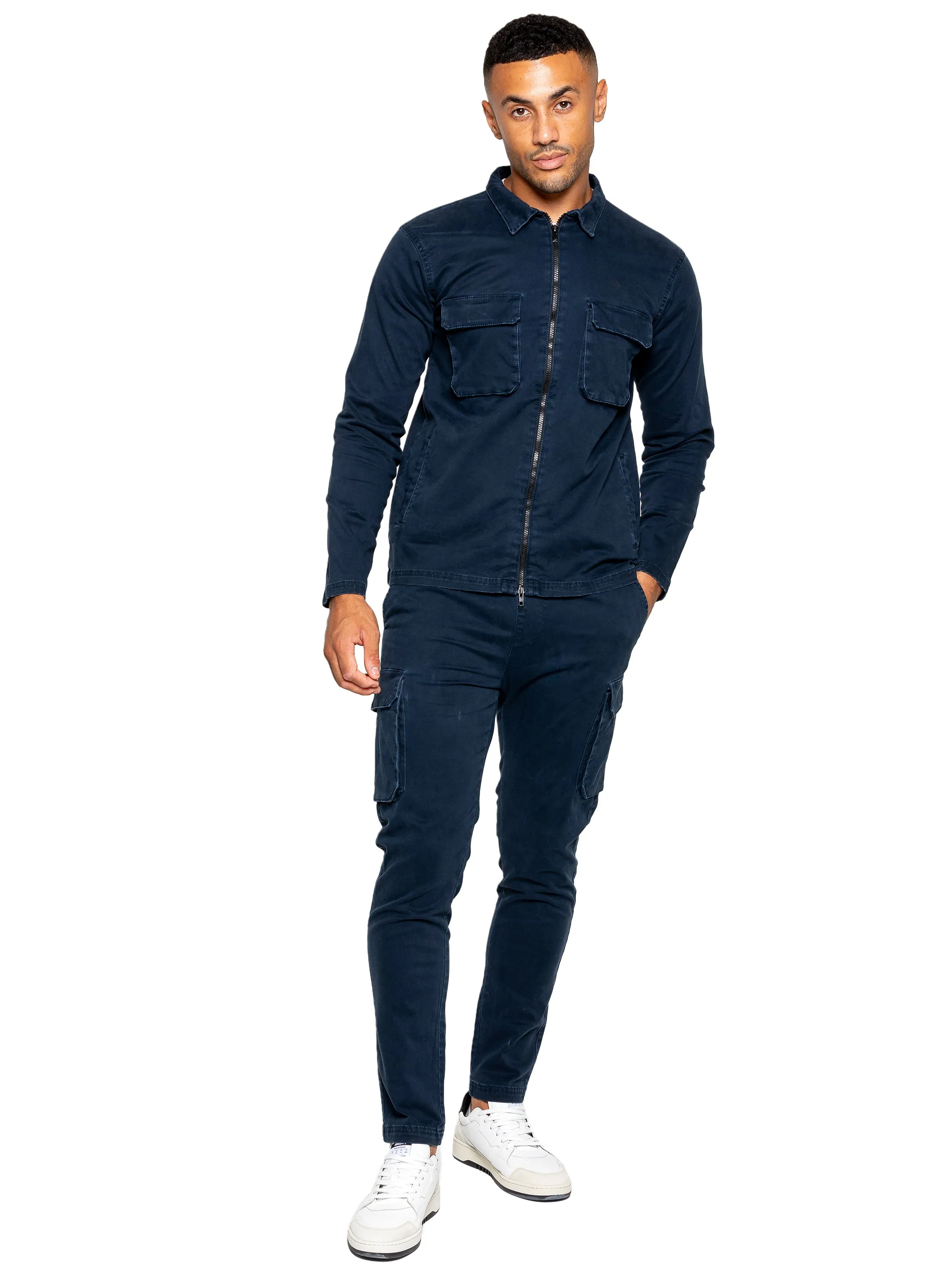 Enzo | Mens Cargo Tracksuit