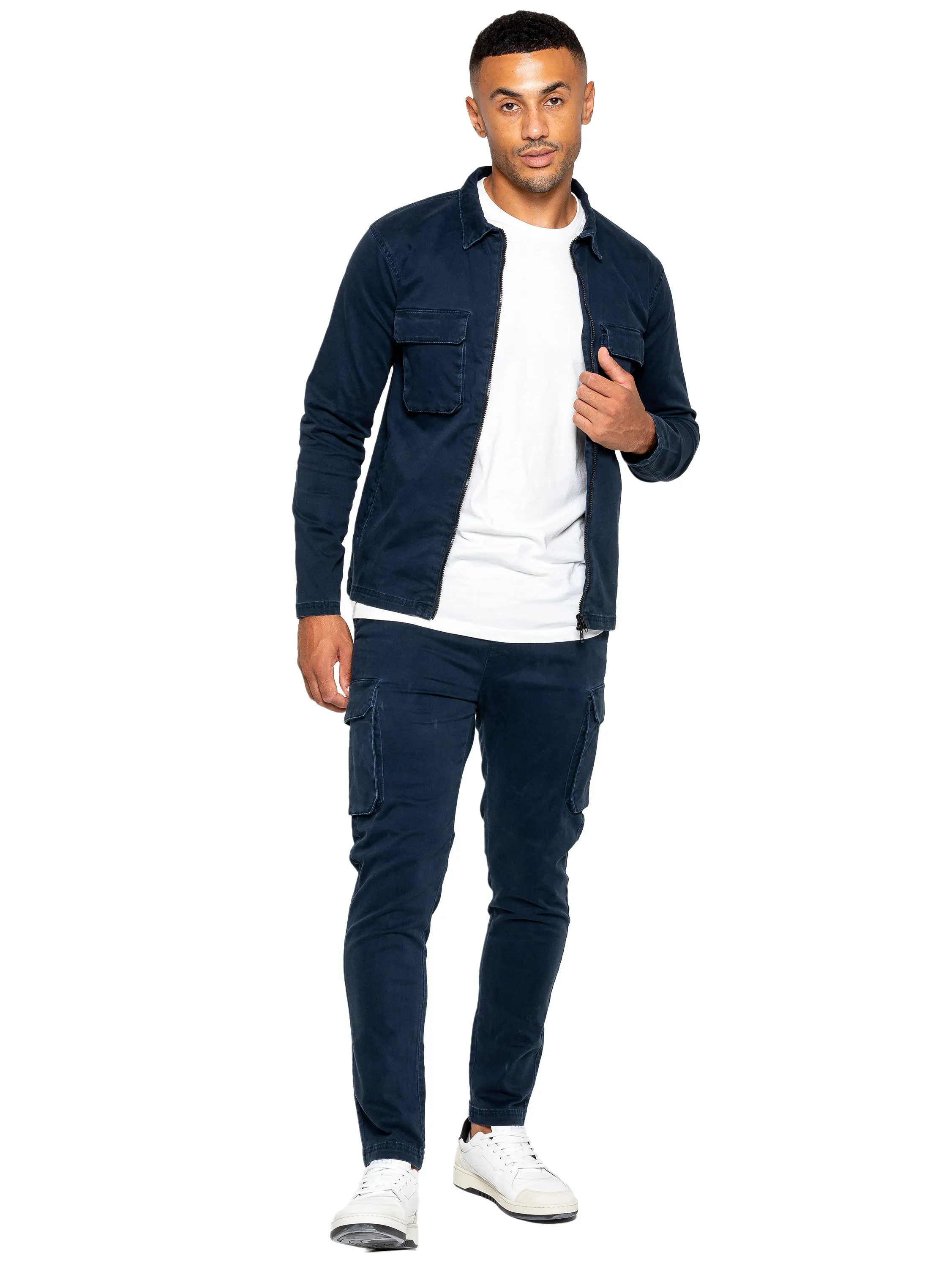 Enzo | Mens Cargo Tracksuit