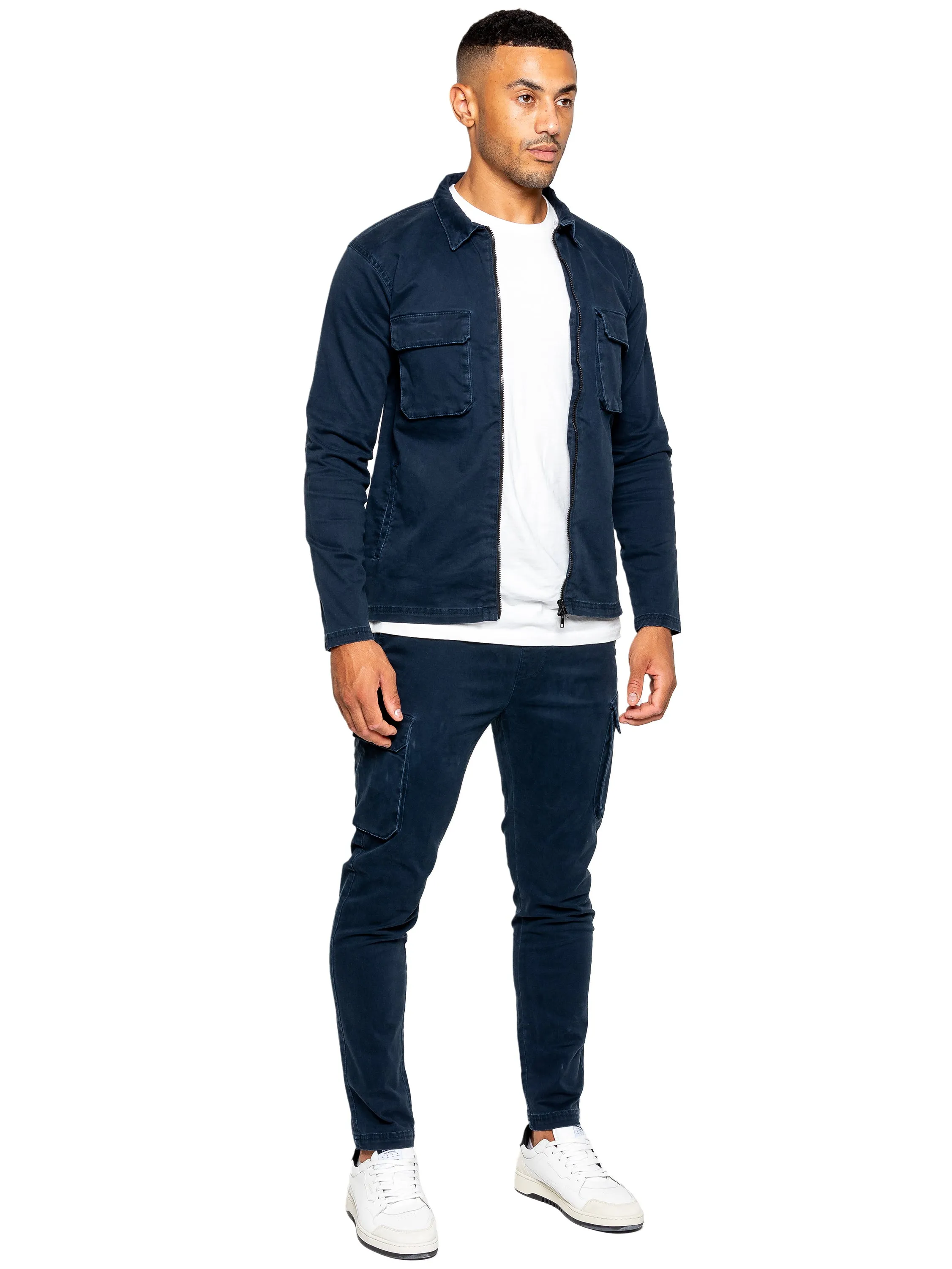 Enzo | Mens Cargo Tracksuit