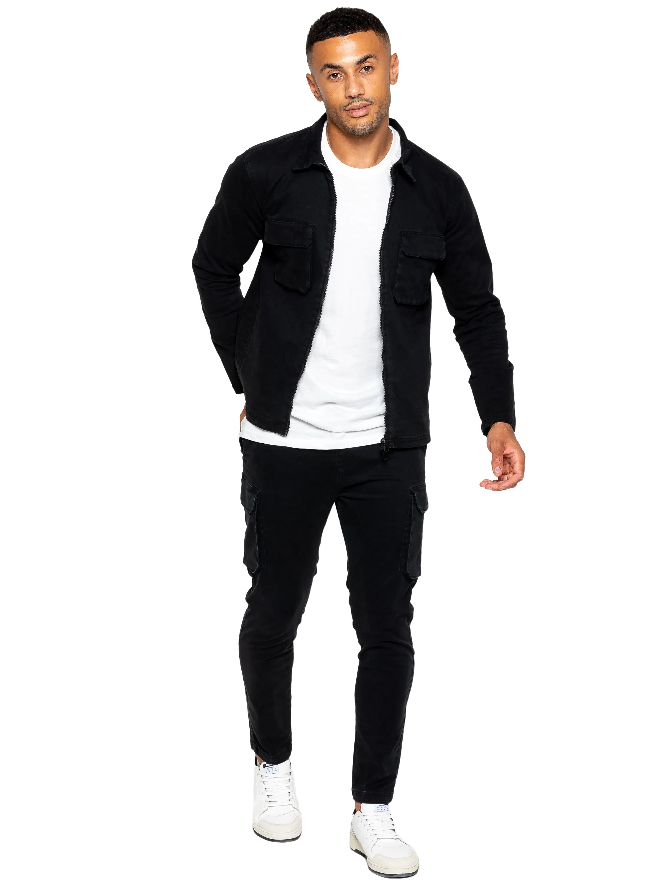 Enzo | Mens Cargo Tracksuit