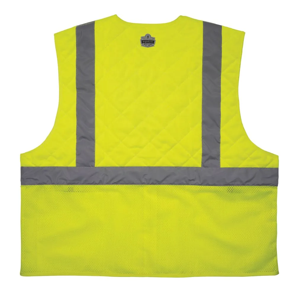 Ergodyne 12712 #6668 S Lime Class 2 Hi-Vis Safety Cooling Vest