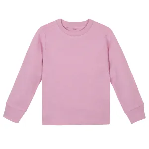 Girls Light Pink Classic Long Sleeve Tee Shirt