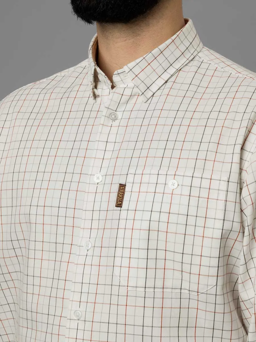 HARKILA Allerston Shirt - Mens 100% Cotton - Bloodstone Check