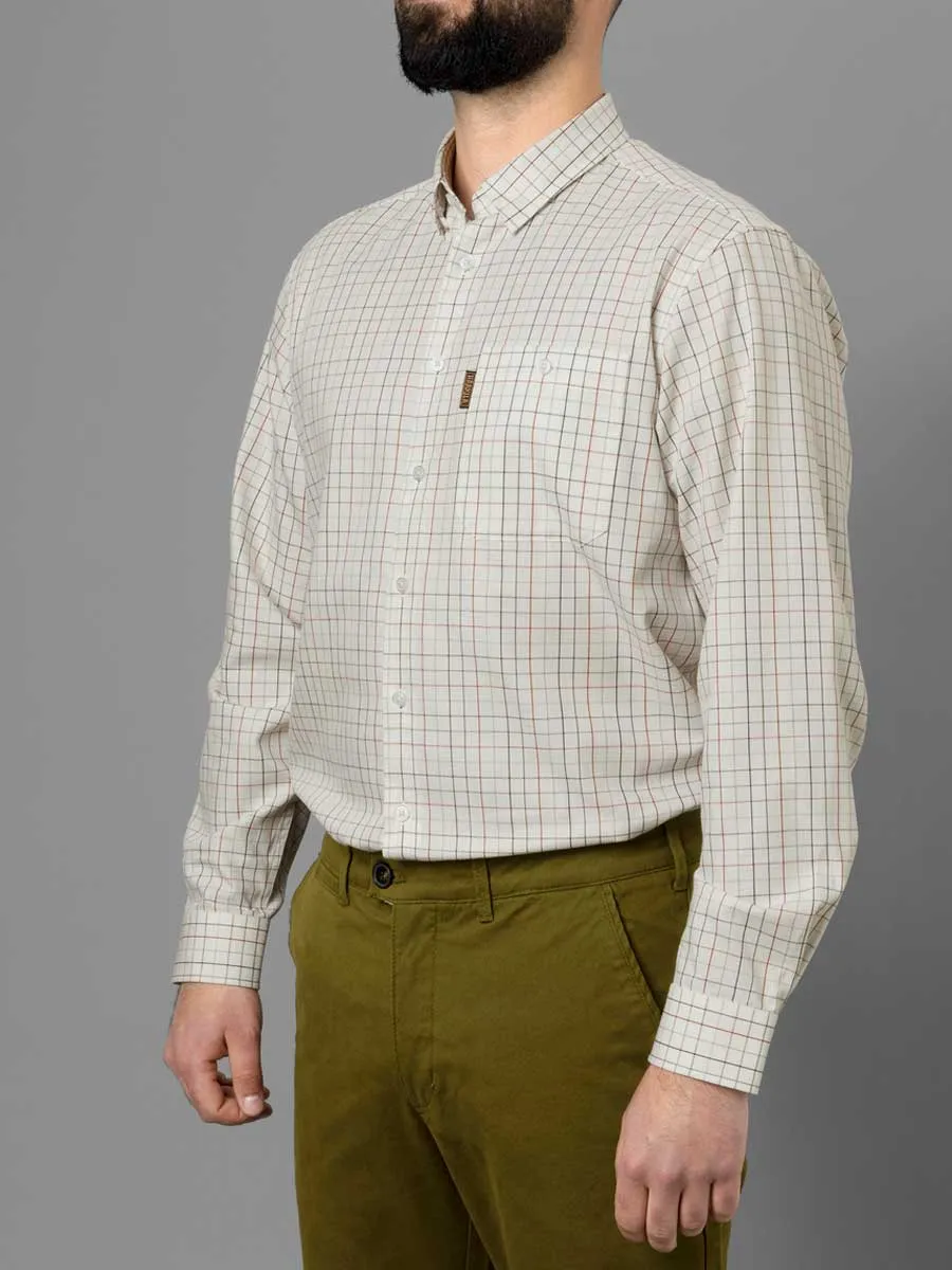 HARKILA Allerston Shirt - Mens 100% Cotton - Bloodstone Check