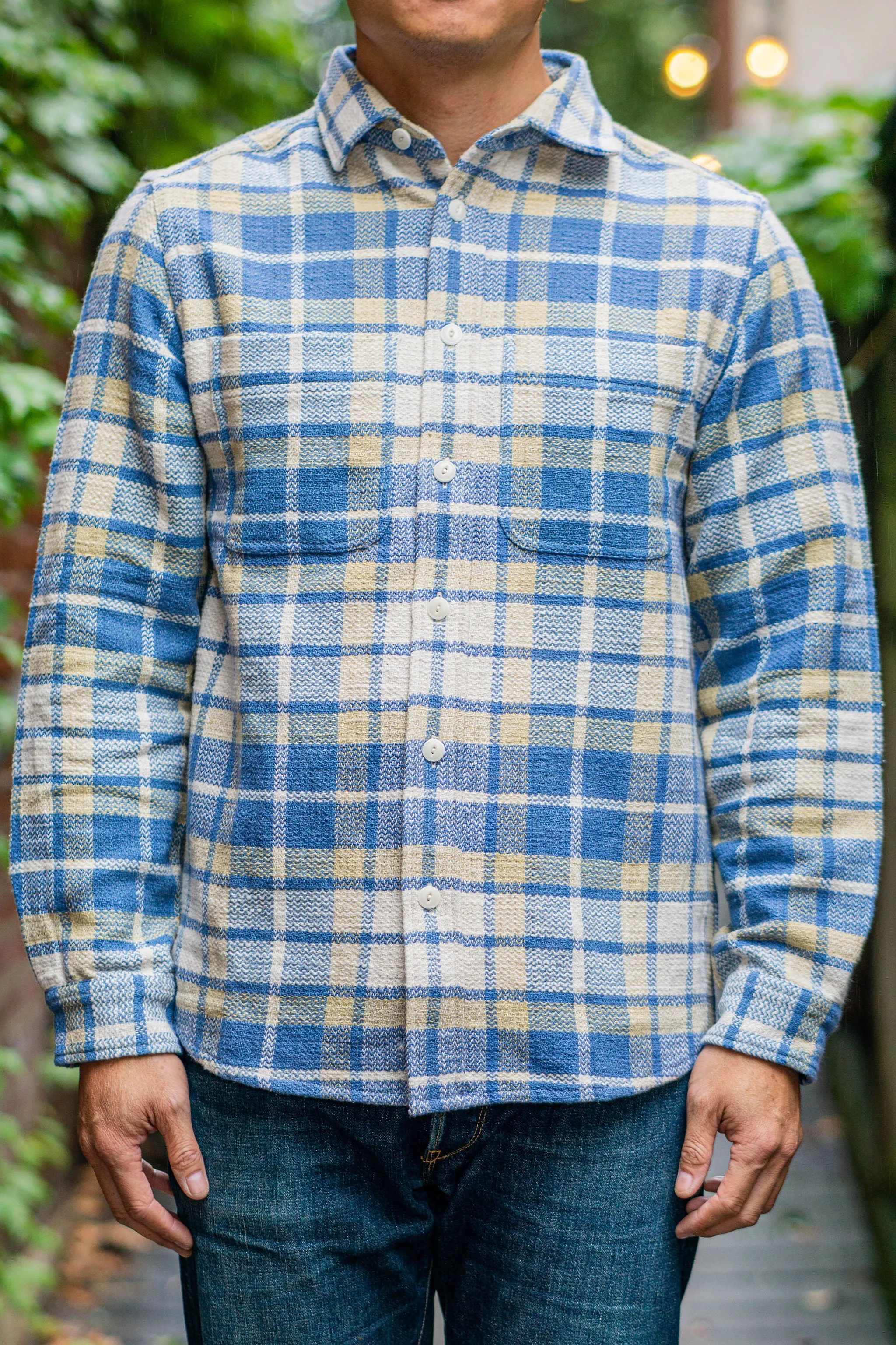 Indi   Ash LS Ames Workshirt - Santa Fe Plaid