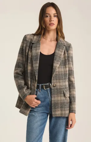 Kingston Relaxed Plaid Blazer