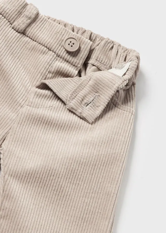 Light Nut Beige Corduroy trousers