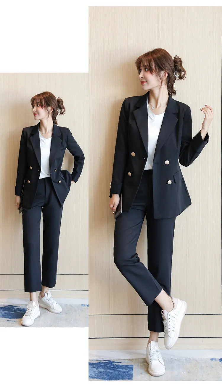 Lilian Elegant Cotton Office Suit Set