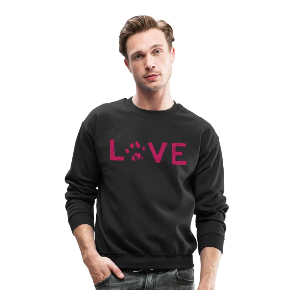 Love Pawprint Crewneck Sweatshirt