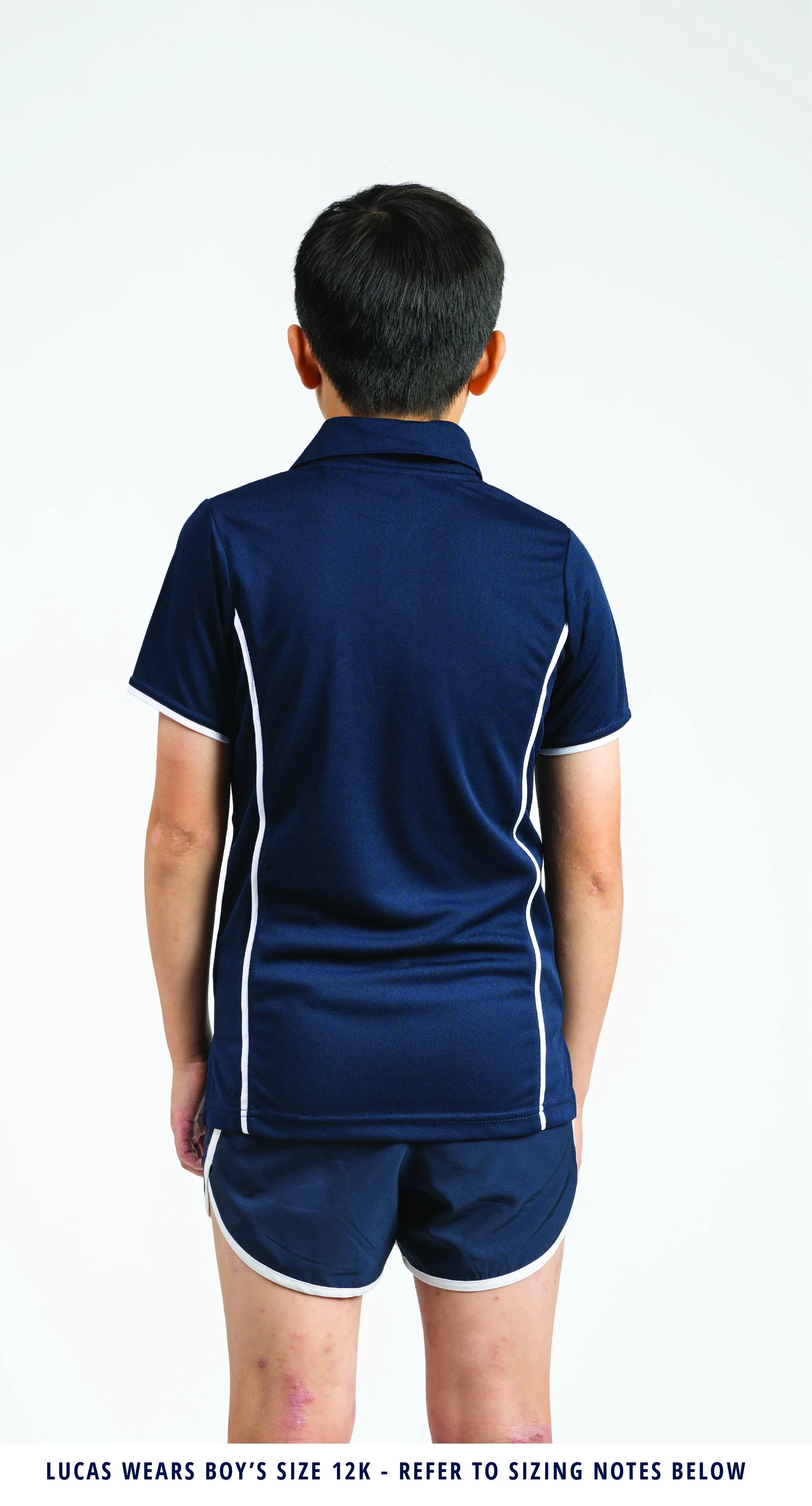 Male Team Vic Navy Polo (2022  Run Out Stock)