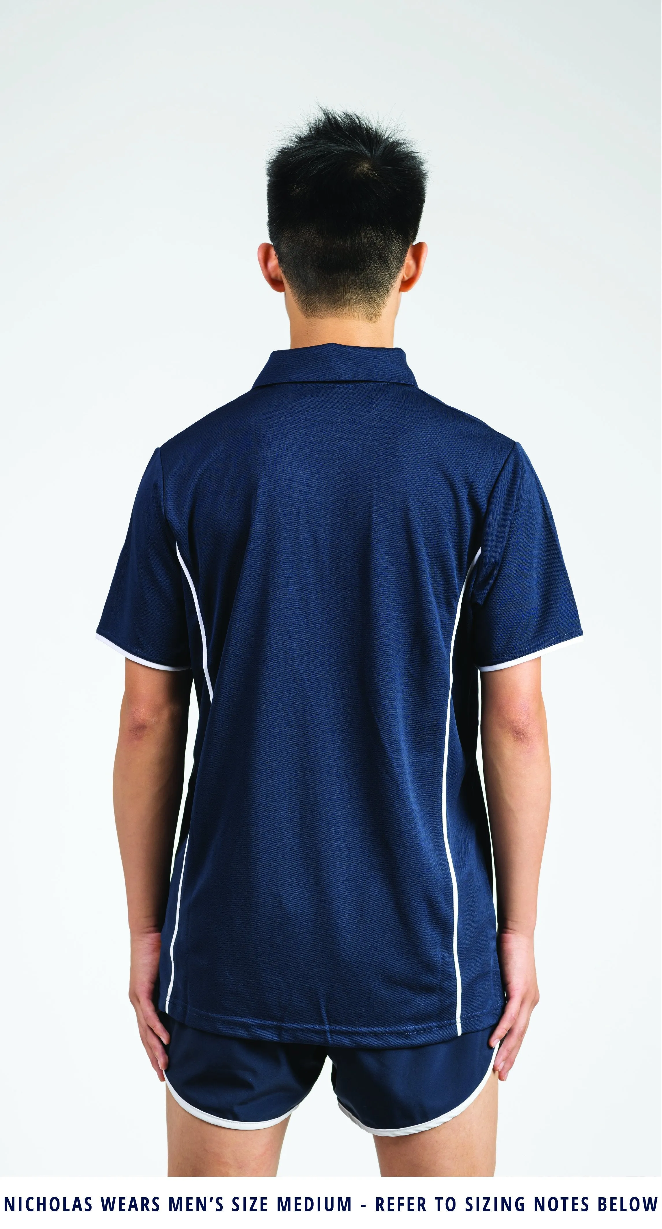 Male Team Vic Navy Polo (2022  Run Out Stock)