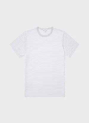 Men's Classic T-shirt in Smoke/White English Stripe