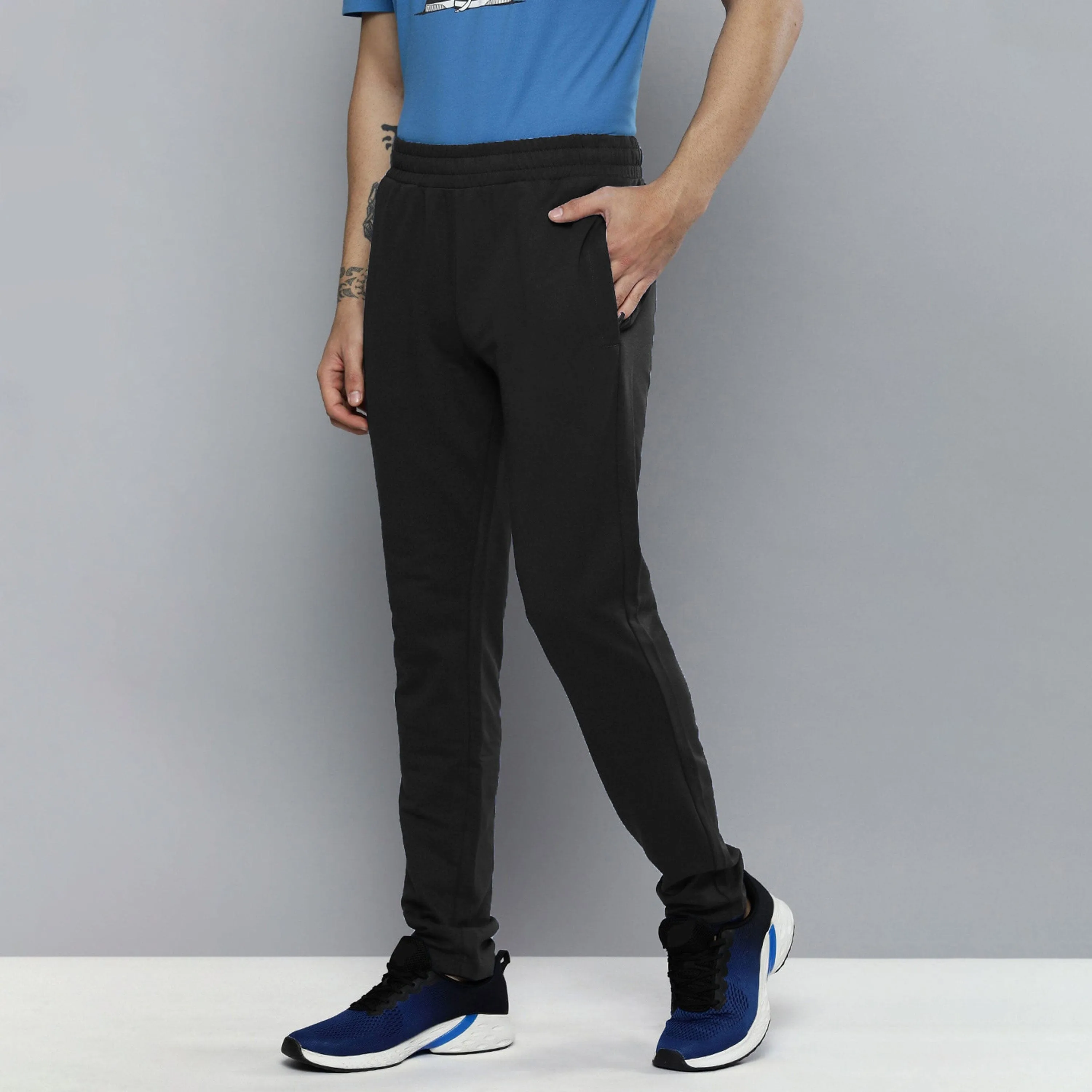 Men's Solid Design Activewear Trousers