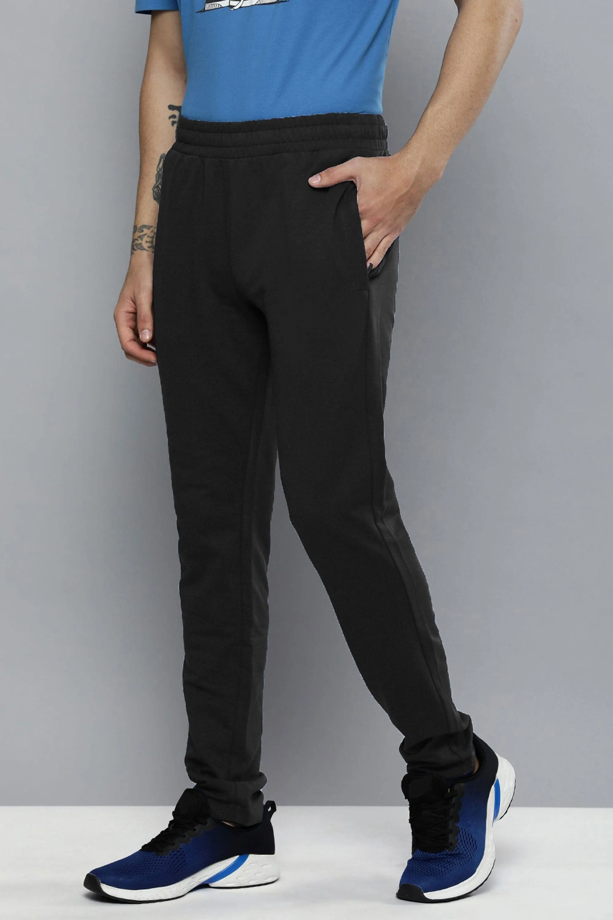 Men's Solid Design Activewear Trousers