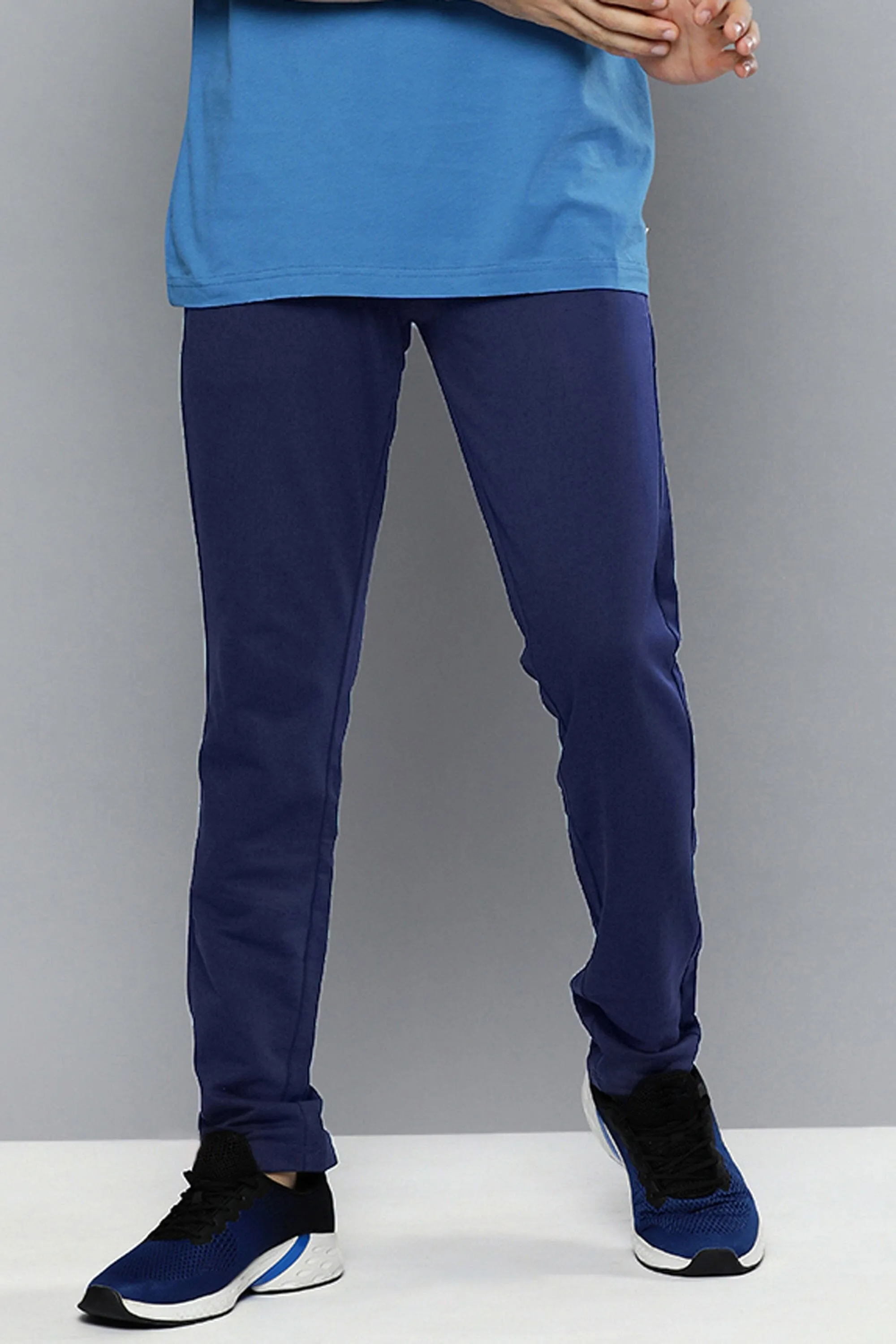 Men's Solid Design Activewear Trousers