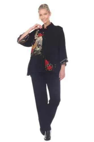 Moonlight Asian Inspired Garden Party-Print Jacket - CM-65-AGP