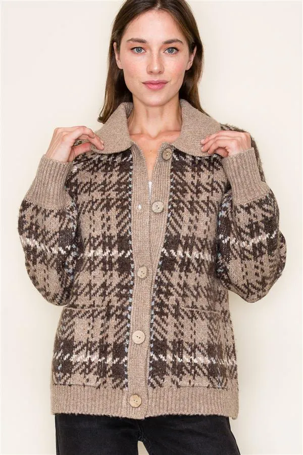 Morgan Printed Sweater Jackets - 2 Colors! - FINAL SALE