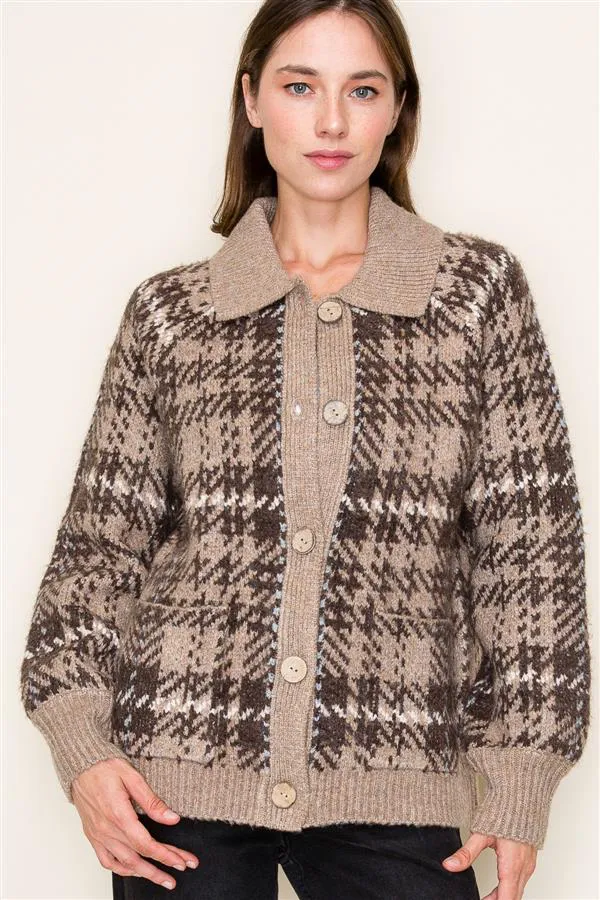 Morgan Printed Sweater Jackets - 2 Colors! - FINAL SALE