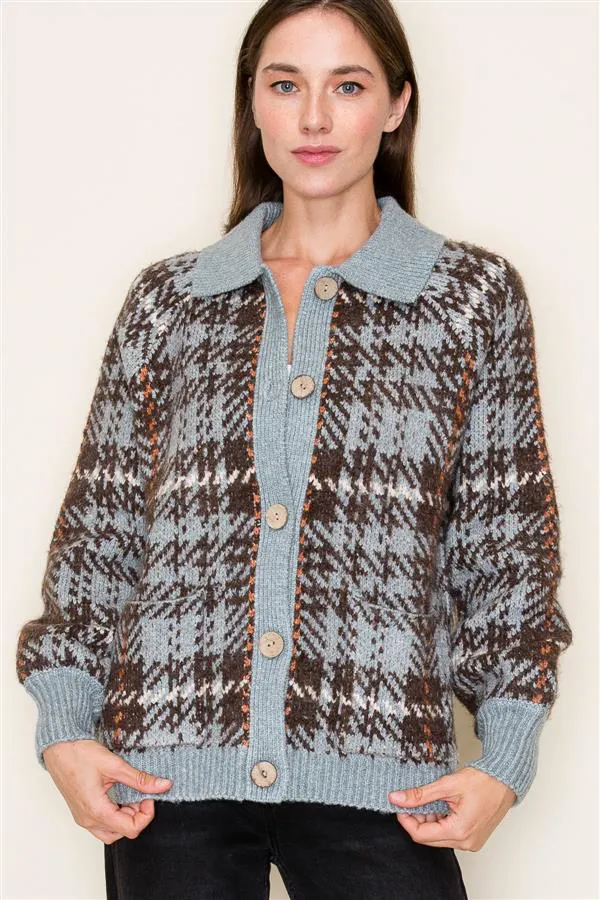 Morgan Printed Sweater Jackets - 2 Colors! - FINAL SALE