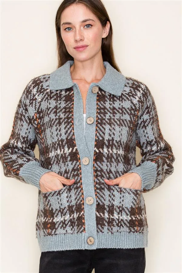 Morgan Printed Sweater Jackets - 2 Colors! - FINAL SALE