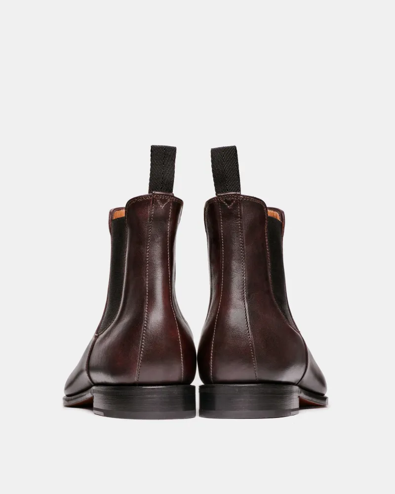 Museum Oxblood Leather Chelsea Boot