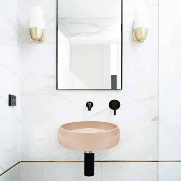 Nood Co Prism Basin Circle Wall Hung - 14 Colours