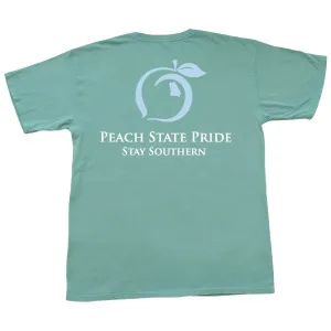 Peach State Pride Classic Stay Southern Seafoam T Shirt