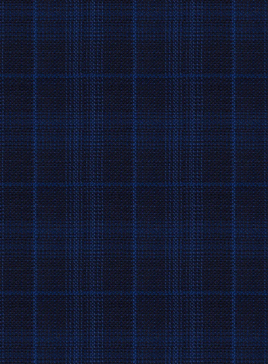 Reda Jagur Blue Checks Wool Suit