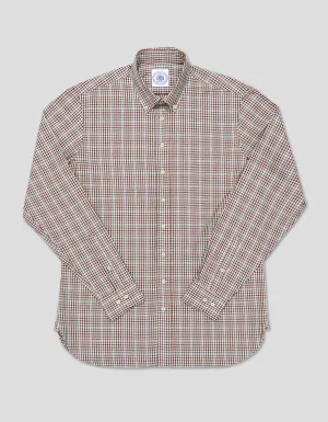 RED/NAVY/GREEN CHECK SPORT SHIRT