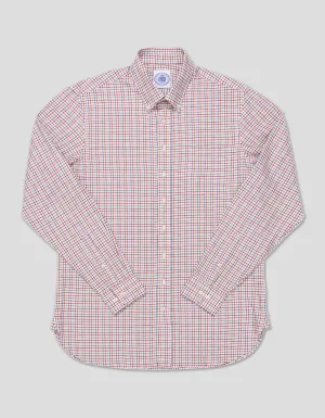 RED/NAVY/LIGHT BLUE TATTERSALL SPORT SHIRT