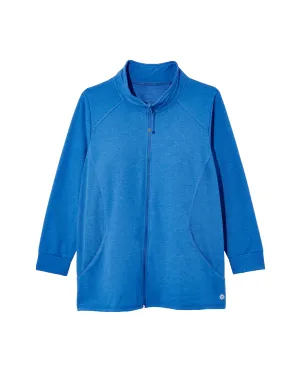 Ritter Mock Neck Jacket | Royal Blue