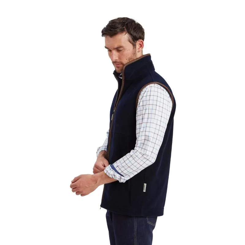 Schoffel Oakham Fleece Gilet - Navy